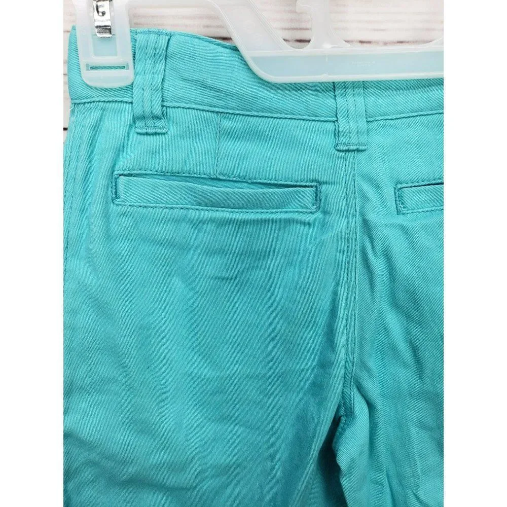 Wonder Nation Bleached Teal Size 8 Bermuda Adjustable Waist Shorts‎